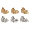 Koristehahmo Home ESPRIT Harmaa Oranssi Autoa 5 x 9 x 6 cm (6 osaa)