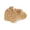 Dekoratīvās figūriņas Home ESPRIT Pelēks Oranžs Kaķu 5 x 9 x 6 cm (6 gb.)