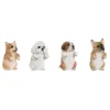 Декоративная фигура Home ESPRIT Белый Коричневый 8 x 8 x 14 cm (4 штук)