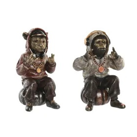 Dekoratīvās figūriņas Home ESPRIT Brūns Bronza 18,5 X 16,5 X 26,5 CM (2 gb.)