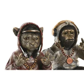 Dekoratīvās figūriņas Home ESPRIT Brūns Bronza 18,5 X 16,5 X 26,5 CM (2 gb.)