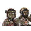 Dekoratīvās figūriņas Home ESPRIT Brūns Bronza 18,5 X 16,5 X 26,5 CM (2 gb.)