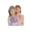 Jewellery Stand Home ESPRIT Pink Lilac Resin 12,5 X 6 X 33 CM (2 Units)
