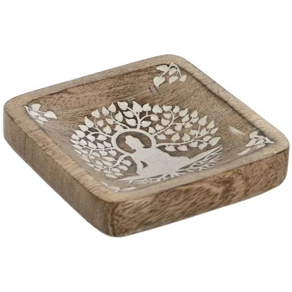 Sulaiņa Paplāte Home ESPRIT Balts Dabisks