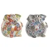 Kопилка Home ESPRIT Смола Слон 11,5 X 11 X 11 CM (2 штук)