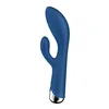 Dual Stimulation Vibe Satisfyer Spinning Rabbit 1 Blue