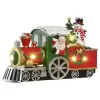 Christmas bauble Home ESPRIT Red Green Train