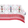 Stain-proof resined tablecloth Home ESPRIT White Red Green Beige (9 Pieces)