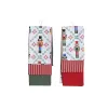 Кухонное полотенце Home ESPRIT Красный Зеленый Бежевый 60 X 0,2 X 40 CM
