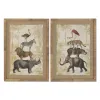 Картина Home ESPRIT Стеклянный Ель 50 x 2,5 x 70 cm (2 штук)