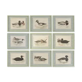 Картина Home ESPRIT Стеклянный Ель 40 x 2.5 x 30 cm (9 штук)