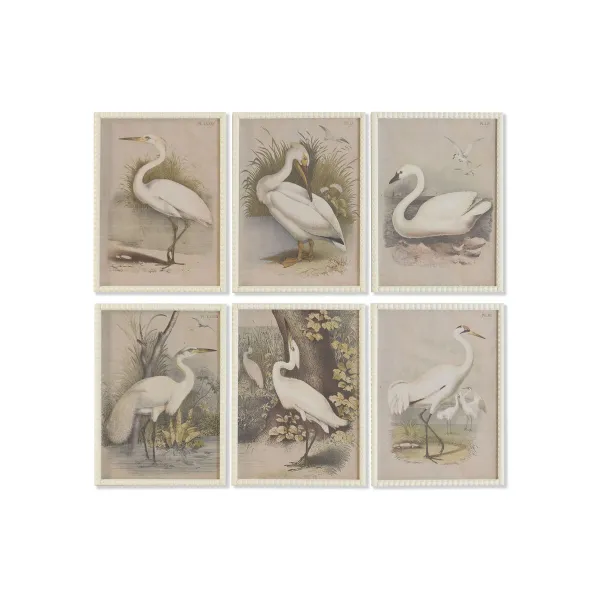 Картина Home ESPRIT Стеклянный Ель 40 X 2,5 X 55 cm (6 штук)