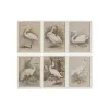 Картина Home ESPRIT Стеклянный Ель 40 X 2,5 X 55 cm (6 штук)