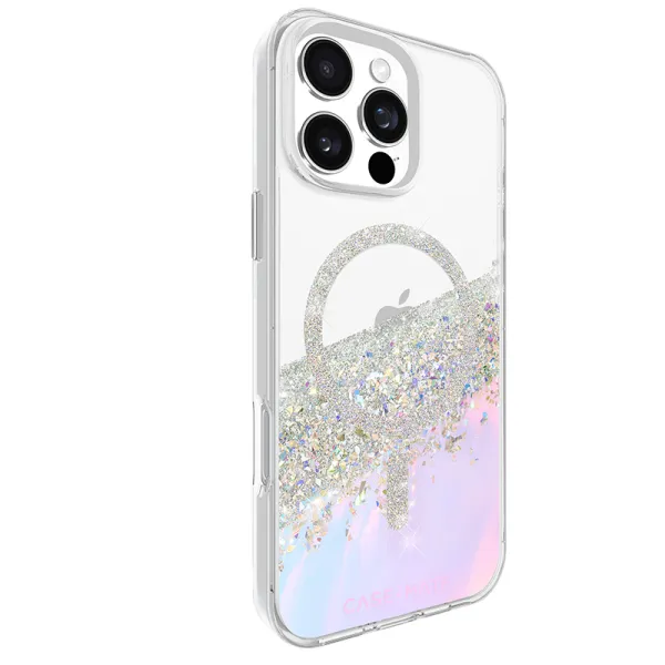 Case-Mate Karat MagSafe - Case for iPhone 16 Pro Max (Holographic Soap Bubble)