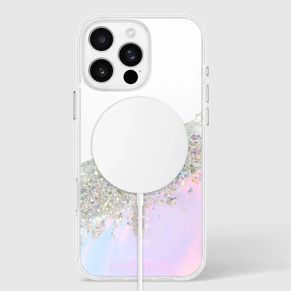 Case-Mate Karat MagSafe - Case for iPhone 16 Pro Max (Holographic Soap Bubble)