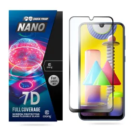 Crong 7D Nano Flexible Glass - 9H hybrid glass for the entire Samsung Galaxy M31 screen