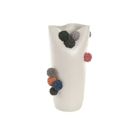 Vāze Home ESPRIT Balts Daudzkrāsains Keramika 25 x 25 x 42 cm