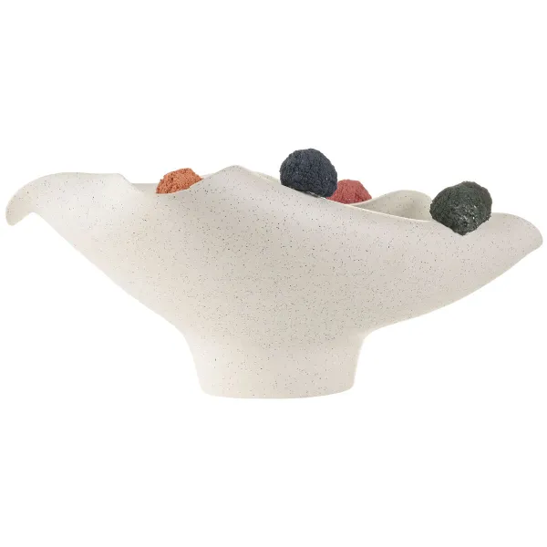 Pöytäkoriste Home ESPRIT Valkoinen Monivärinen Keraminen 47 X 38 X 20 CM