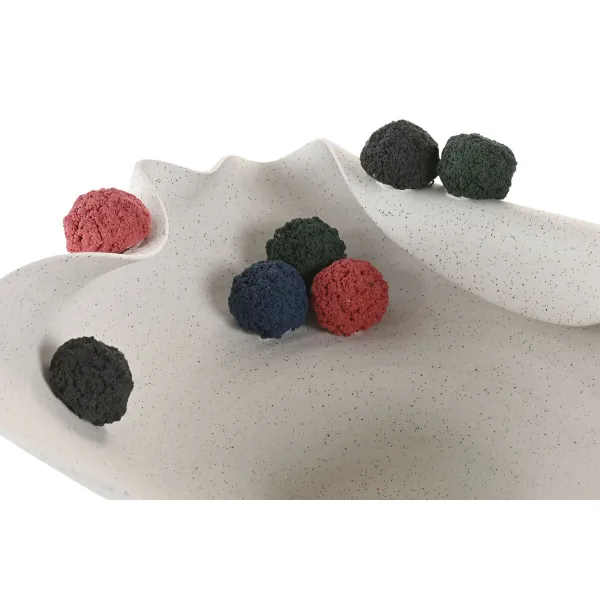 Centerpiece Home ESPRIT White Multicolour Ceramic 47 X 38 X 20 CM