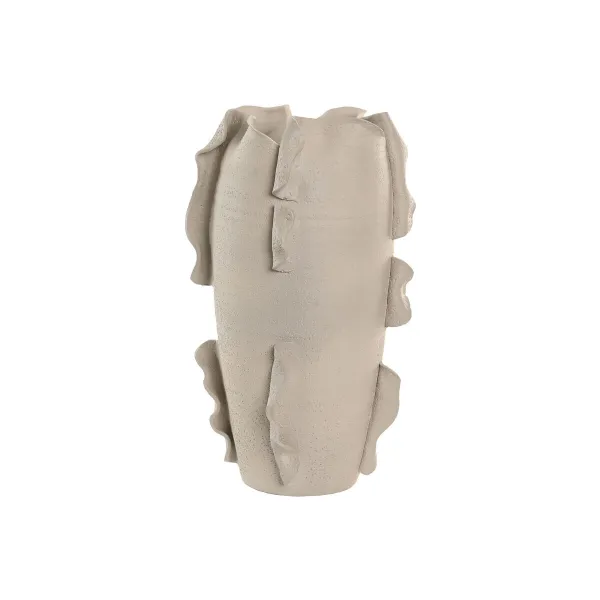 Vase Home ESPRIT White Ceramic Traditional style Modern 27 x 27 x 47 cm