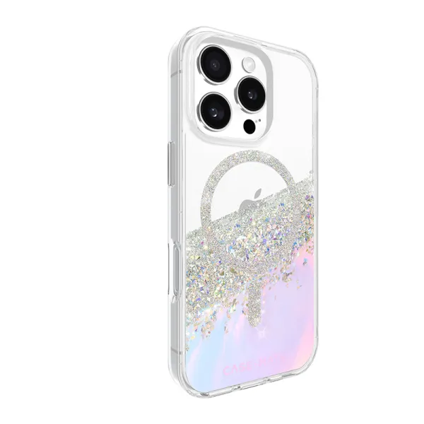Case-Mate Karat MagSafe - Case for iPhone 16 Pro (Holographic Soap Bubble)