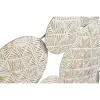 Dekoratīvās figūriņas Home ESPRIT Balts Bronza Apļi Kails 102 X 7 X 74 CM