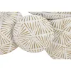 Dekoratyvinė figūrėlė Home ESPRIT Balta Auksinis Apskritimai Atskirtas 102 X 7 X 74 CM