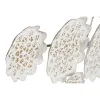 Декоративная фигура Home ESPRIT Белый Позолоченный Цветок Маринованный 137 X 11 X 56,5 CM