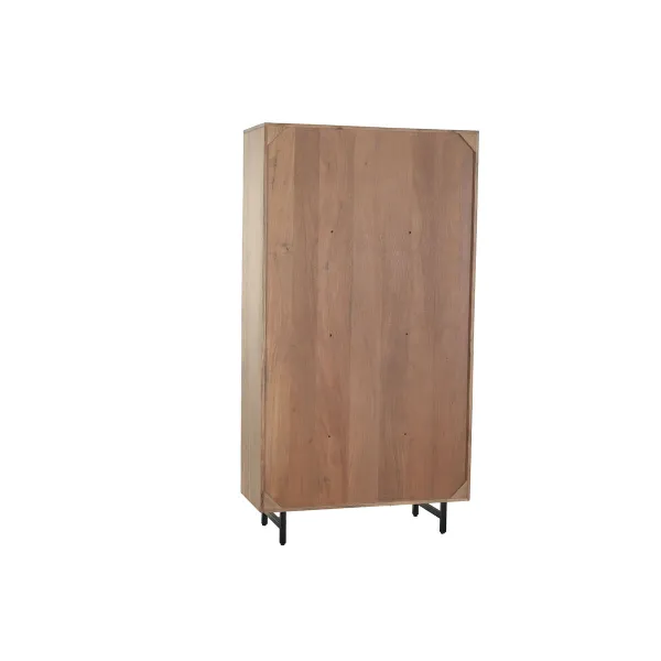 Дисплей-стенд Home ESPRIT Стеклянный древесина акации 100 x 40 x 185 cm