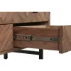 Дисплей-стенд Home ESPRIT Стеклянный древесина акации 100 x 40 x 185 cm