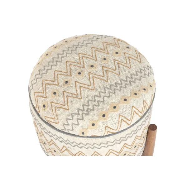 Footrest Home ESPRIT Beige Urban 40 x 40 x 52 cm