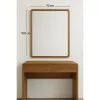 Настенное зеркало Home ESPRIT Коричневый Натуральный город 70 x 3 x 100 cm