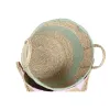 Decorative basket Home ESPRIT Blue Green Pink Natural Children's 36 x 36 x 37 cm (3 Units)