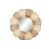 Настенное зеркало Home ESPRIT Коричневый Натуральный Boho 87 X 8 X 87 CM