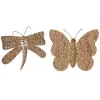 Sienų dekoracija Home ESPRIT Natūralus Shabby Chic 44 X 4 X 46 CM (2 vnt.)