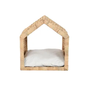 Lemmikin sänky Home ESPRIT Kerma Luonnollinen Metalli Vesihyasintti 43 x 43 x 46 cm