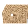 Лежанка для питомца Home ESPRIT Кремовый Натуральный Металл Водный гиацинт 43 x 43 x 46 cm
