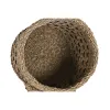 Decorative basket Home ESPRIT Black Natural Jute Seagrass (3 Pieces)