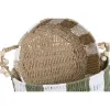 Korisetti Home ESPRIT Vihreä Kerma Trooppinen 35 X 35 X 16 CM (2 Kappaletta)