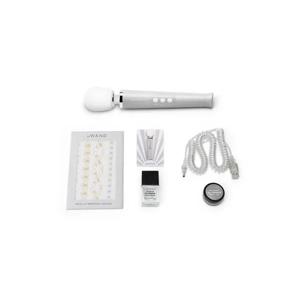 Vibrator Le Wand All That Glimmers Set White