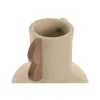 Vase Home ESPRIT Brown Beige Terracotta Mango wood