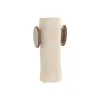Vase Home ESPRIT Brown Beige Mango wood Papier-mâché