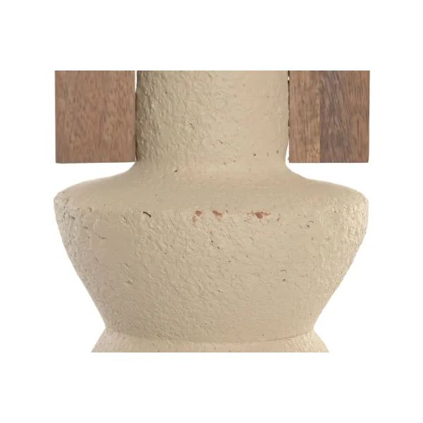Vase Home ESPRIT Brown Beige Terracotta Mango wood