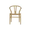 Dining Chair Home ESPRIT Natural Rattan Elm wood 55 x 46 x 80 cm