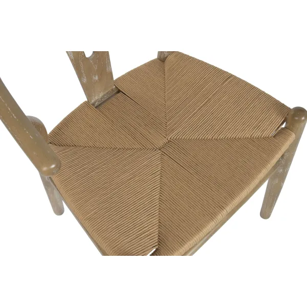 Обеденный стул Home ESPRIT Натуральный ротанг Древесина вяза 55 x 46 x 80 cm