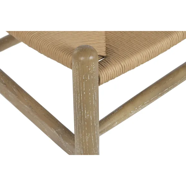 Обеденный стул Home ESPRIT Натуральный ротанг Древесина вяза 55 x 46 x 80 cm