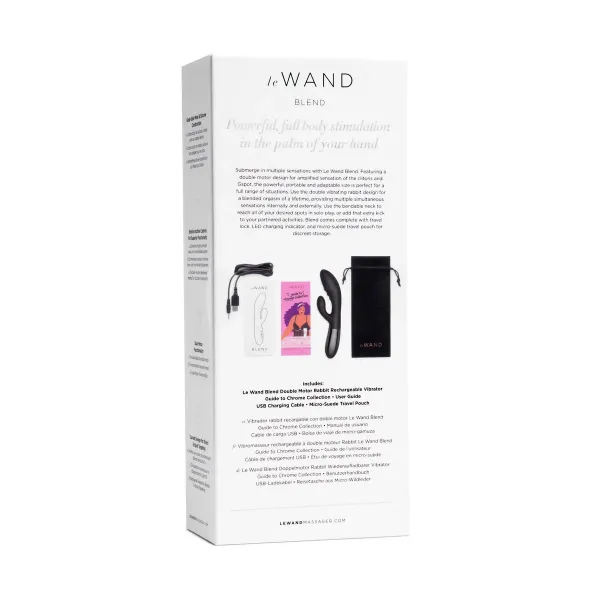 G-Spot Vibrator Le Wand Blend Black