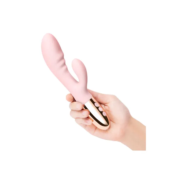 Dual Stimulation Vibe Le Wand Blend Rose Gold Rose Gold