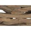 Ceiling Light Home ESPRIT Black Natural Wood Iron Teak 50 W