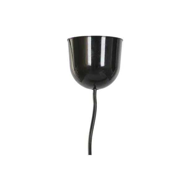 griestu gaismas Home ESPRIT Melns Dabisks Koks Dzelzs Tīkkoks 50 W